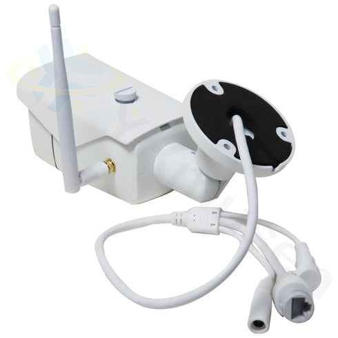 YKS-WF248BLW Wi-Fiダイレクト通信・SDカード録画対応超広角120度フルHDバレット型ネットワークカメラ 本体背面