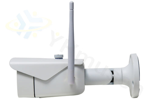 YKS-WF248BLW Wi-Fiダイレクト通信・SDカード録画対応超広角120度フルHDバレット型ネットワークカメラ 本体側面