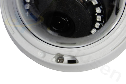 YKS-WF248DMW Wi-Fiダイレクト通信・SDカード録画対応超広角120度フルHDドーム型ネットワークカメラ 本体カバーネジ部分