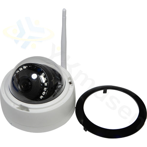 YKS-WF248DMW Wi-Fiダイレクト通信・SDカード録画対応超広角120度フルHDドーム型ネットワークカメラ ネジカバー