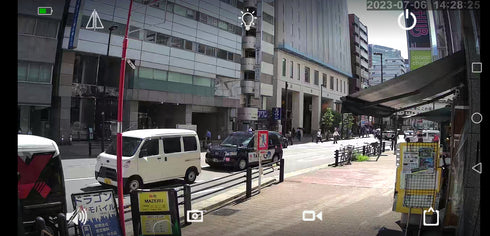 YKS-WF620SL4M ライブモニタリング画面