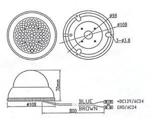 YIR-CA60 本体寸法図