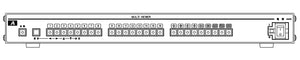 AMV-1600 アナログHD 16入力 DVI出力 マルチビューワ 本体前面