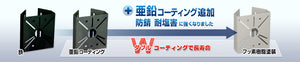 E110PP-FLEX フレキシブル 防犯カメラ用万能ポール取付金具（ステンレスバンドタイプ）防錆・耐塩害仕様