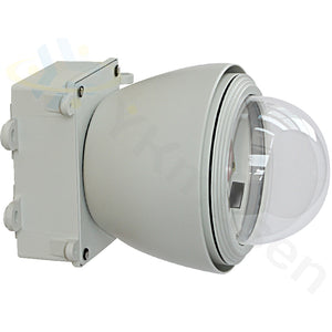 E120YOKO 屋外用ファン・ヒーター内蔵壁面用電源BOX付横型ドームハウジング