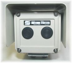 KS-3001  高防水性・堅牢型チルトアップタイプカメラハウジング 本体背面
