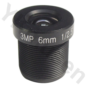 3メガピクセル対応f6mm望遠ミニレンズ M12-3MP06IR
