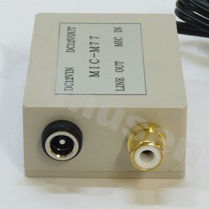 MIC-M77 高感度セパレイトマイク DC12V入力・LINE OUT端子
