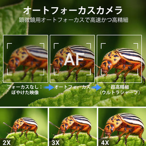 AMTORIN 2.8インチモニター搭載電子顕微鏡 デジタル拡大鏡 MS200 オートフォーカスカメラ