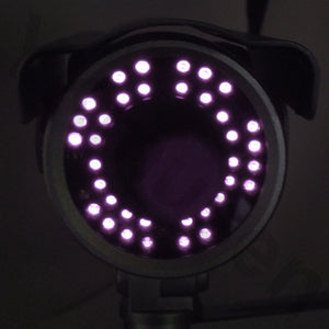 MTW-SD02FHD AHDAHD1080p録画対応SDカードレコーダー搭載200万画素防雨型赤外線防犯カメラ 赤外線照射イメージ