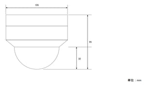 NSC-AHD934VPUM-F 外形寸法図