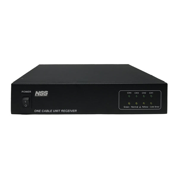 NSE904AVP-U】UTC対応AHDワンケーブル(電源重畳方式)用4ch電源ユニット