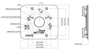 PFA152-E 外径寸法図