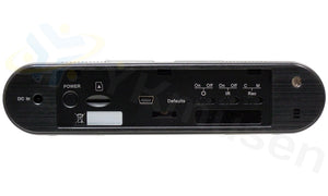 RE-17IP Wi-Fi/IP機能搭載フルHDデジタルクロック型自動録画カメラ 本体背面・microSDカードレコーダー部
