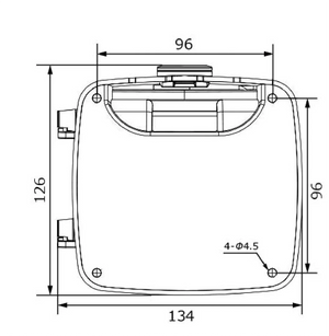 VC2966-RIPE 2MP屋外対応電動プロバレットネットワークカメラ 本体寸法図