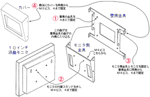 WALLCAB-104 本体取付