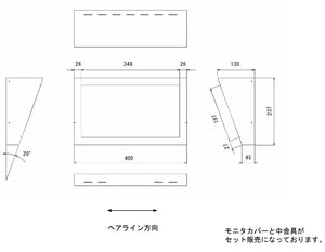 WALLCAB-156HW 本体寸法図