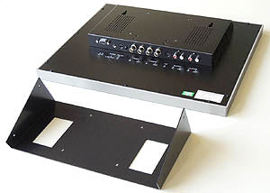 WALLCAB-170-25 モニターのスタンドを外し、モニター側金具を固定