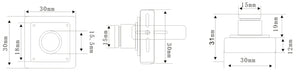 【YKS-AHD1080MBL】　243万画素AHD小型カメラ