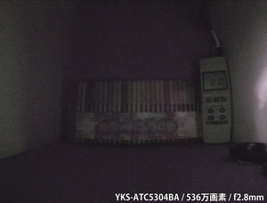 YKS-ATC5304BA 被写体まで約40cmの距離で低照度撮影