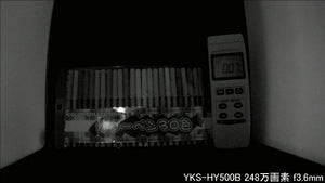 YKS-HY500B 6in1フルHD屋外設置対応バレット型小型HD-SDI監視カメラ 屋内低照度撮影画像