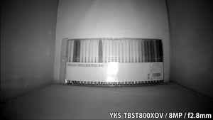 YKS-TBST800XOV 4in1マルチフォーマット対応800万画素AOC対応赤外線・手動バリフォーカルレンズ搭載屋外用防雨型防犯カメラ 低照度撮影画像