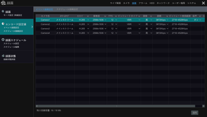 YKS-XVR8004  イベント録画・手動録画設定